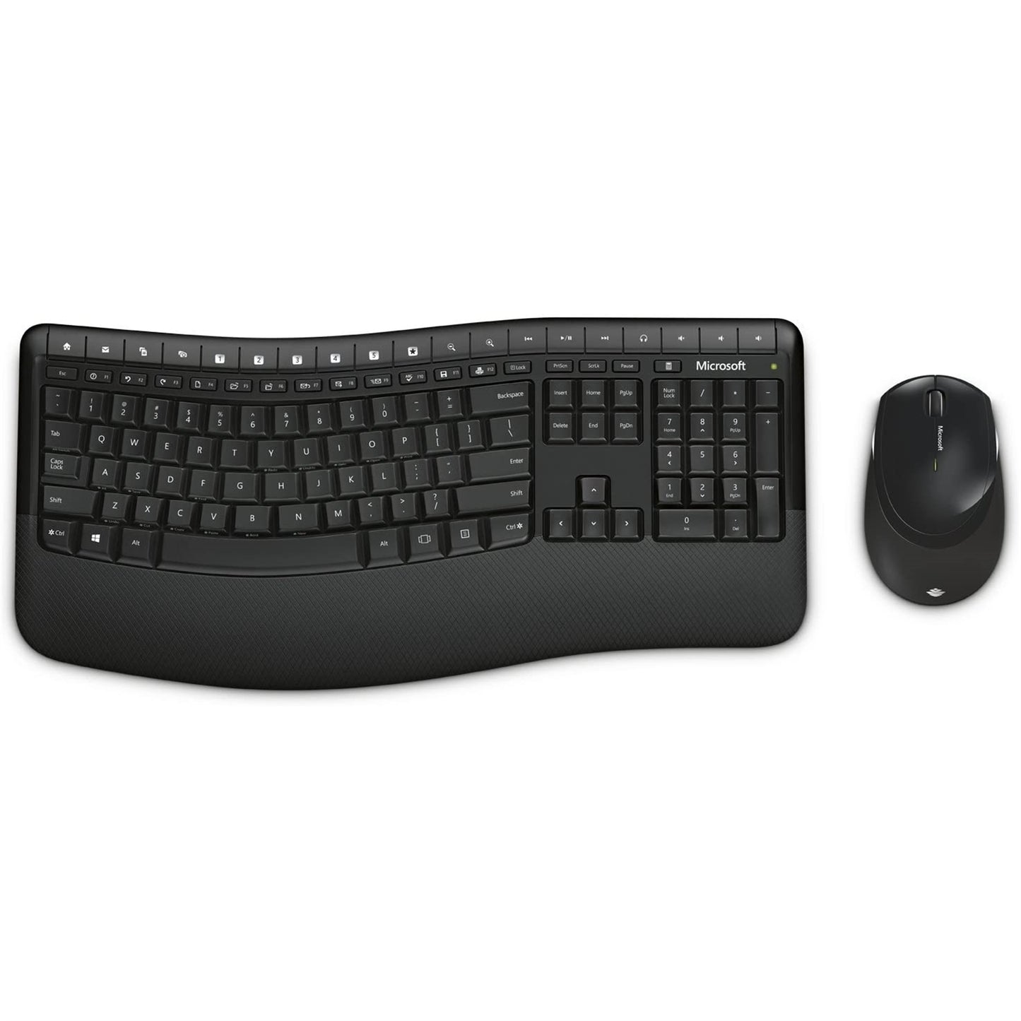 Microsoft PP4-00001 RF Wireless  Keyboard w/ Optical Mouse, Black